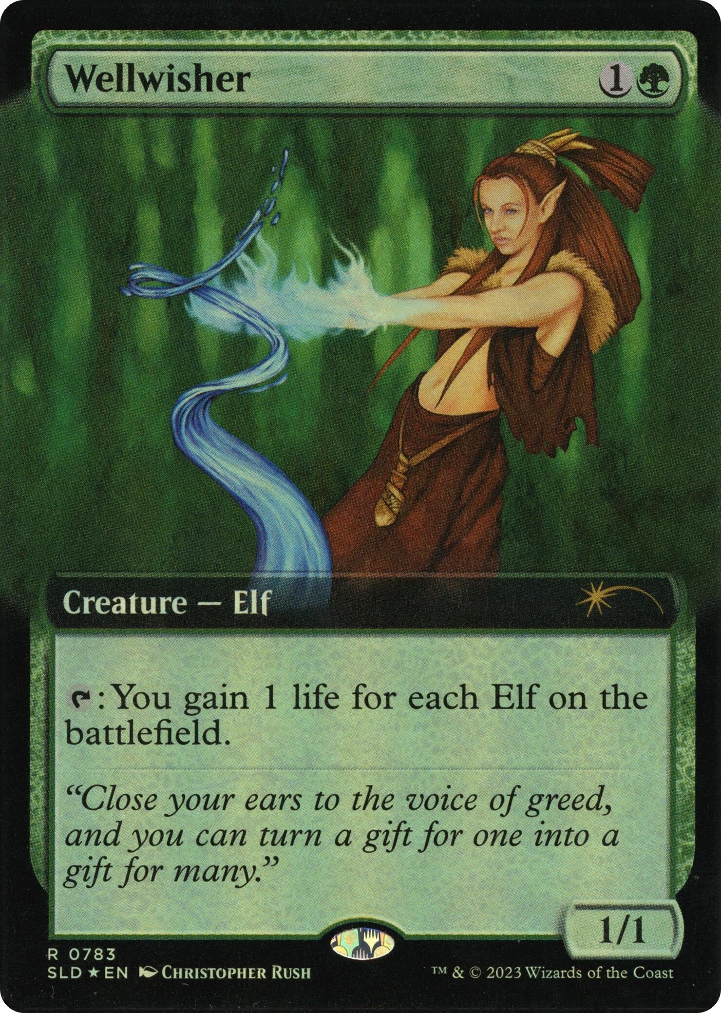 Image for Wellwisher (Extended Art) (Secret Lair Drop Series) (783) - Magic: The Gathering