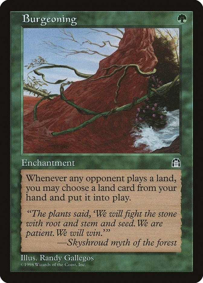 Image for Burgeoning (Stronghold) - Magic: The Gathering