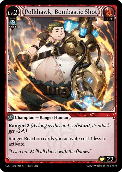Image for Polkhawk, Bombastic Shot (Alchemical Revolution) (016) - Grand Archive TCG