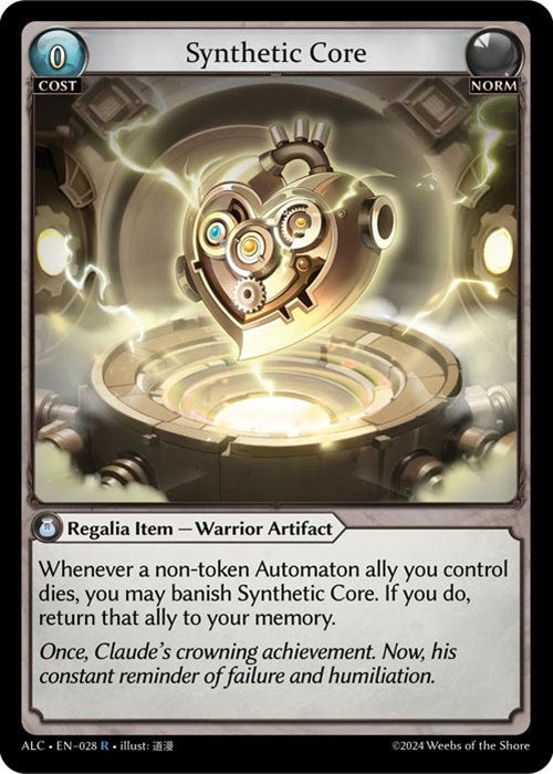 Image for Synthetic Core (Alchemical Revolution) (028) - Grand Archive TCG