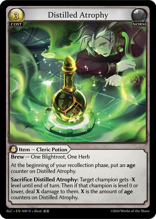 Image for Distilled Atrophy (Alchemical Revolution) (049) - Grand Archive TCG