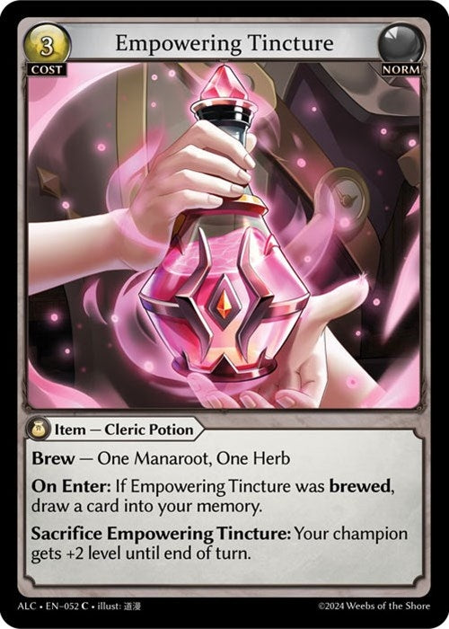 Image for Empowering Tincture (Alchemical Revolution) (052) - Grand Archive TCG