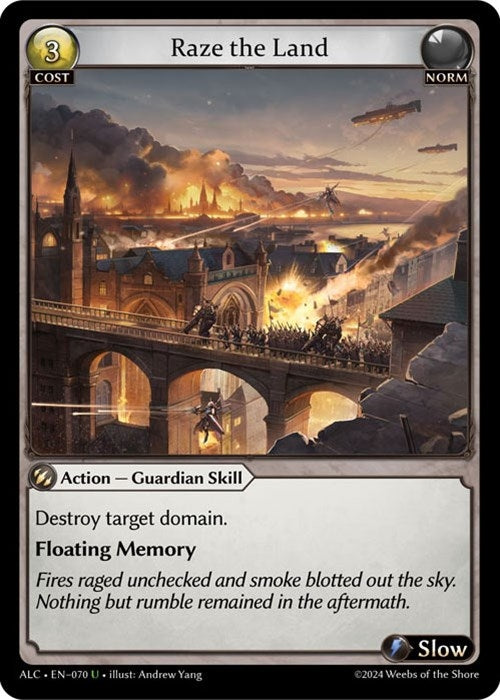 Image for Raze the Land (Alchemical Revolution) (070) - Grand Archive TCG