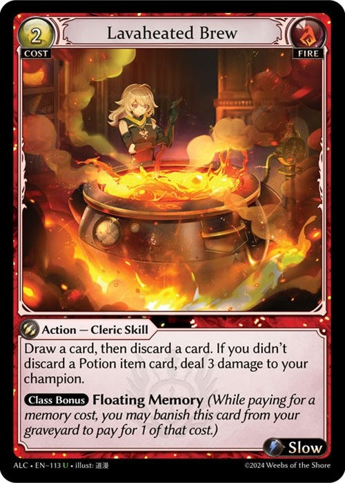 Image for Lavaheated Brew (Alchemical Revolution) (113) - Grand Archive TCG