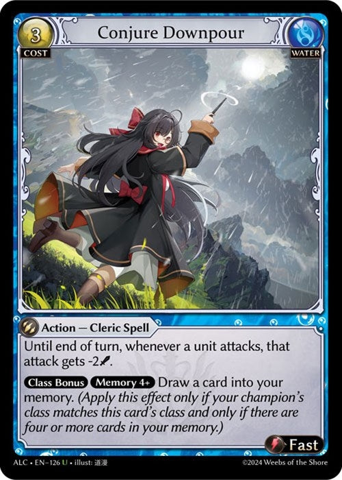 Image for Conjure Downpour (Alchemical Revolution) (126) - Grand Archive TCG