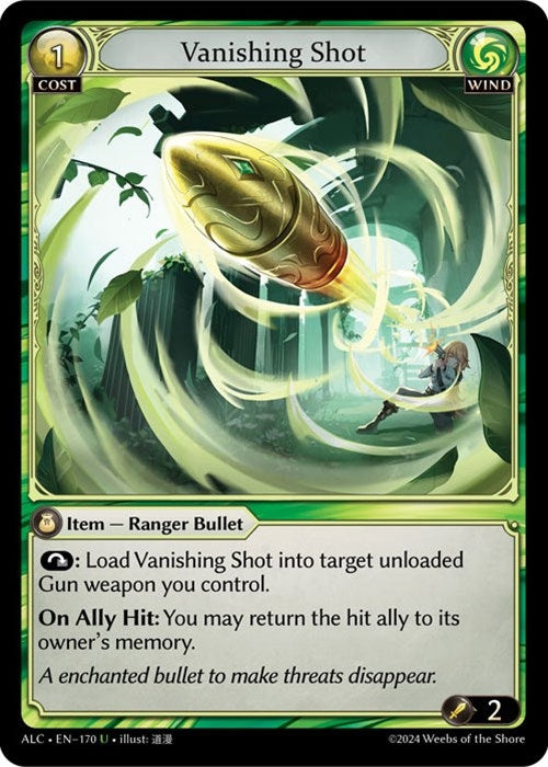 Image for Vanishing Shot (Alchemical Revolution) (170) - Grand Archive TCG
