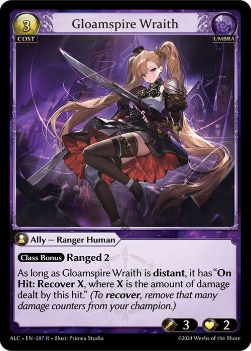 Image for Gloamspire Wraith (Alchemical Revolution) (207) - Grand Archive TCG