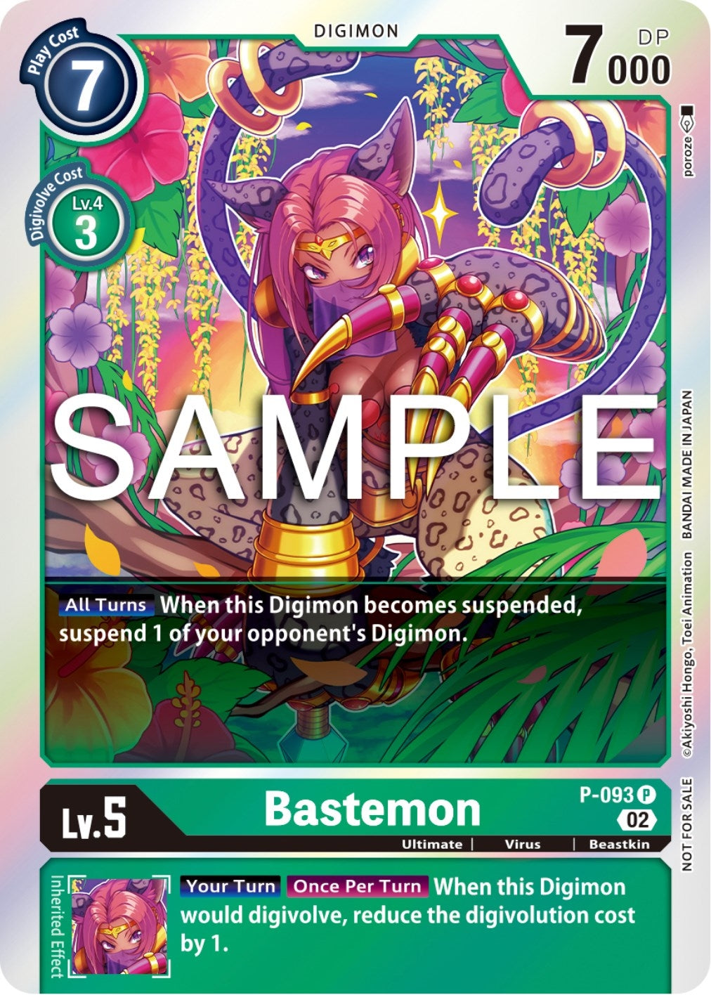 Image for Bastemon - P-093 (3rd Anniversary Update Pack) - Digimon Card Game