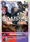 Image for Saberdramon - P-091 (3rd Anniversary Update Pack) - Digimon Card Game