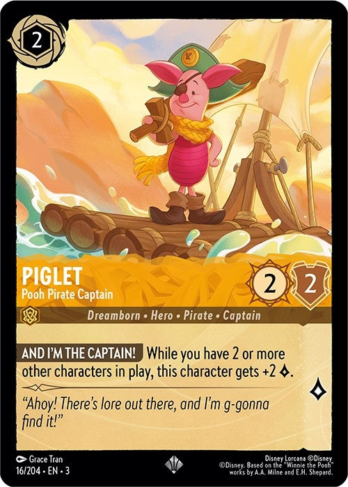 Image for Piglet - Pooh Pirate Captain (3) (16)