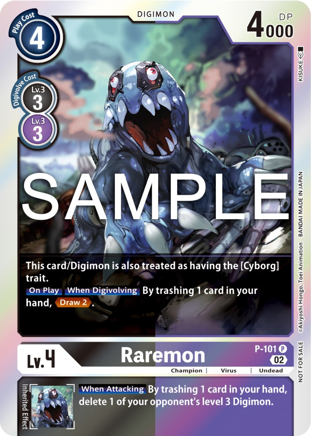 Image for Raremon - P-101 (Limited Card Pack Ver.2) (D-PR) (P-101 P) - Digimon Card Game