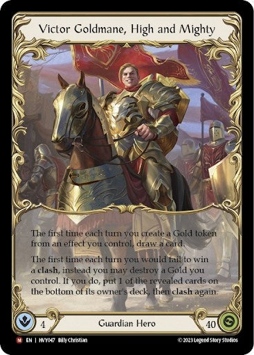 Image for Victor Goldmane, High and Mighty (Heavy Hitters) (HVY047) - Flesh and Blood TCG
