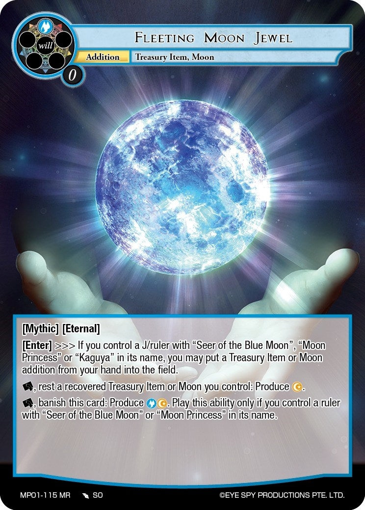 Image for Fleeting Moon Jewel (Masterpiece "Pilgrim-Memories") (MP01-115 MR) - Force of Will