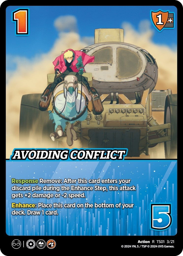 Image for Avoiding Conflict (Challenger Series: Cowboy Bebop and Trigun Stampede) (TS01 3/21) - UniVersus