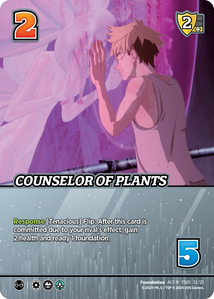Image for Counselor of Plants (Alternate Art) (Challenger Series: Cowboy Bebop and Trigun Stampede) (TS01 12/21) - UniVersus