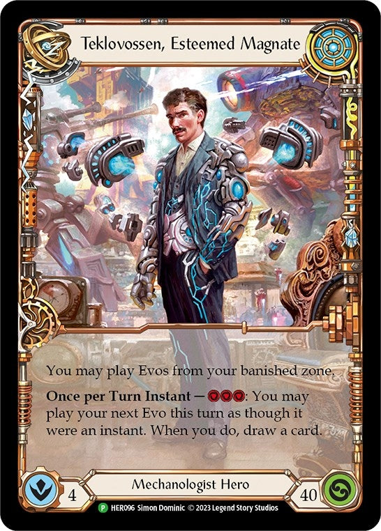 Image for Teklovossen, Esteemed Magnate - HER096 (Flesh and Blood: Promo Cards) (HER096) - Flesh and Blood TCG