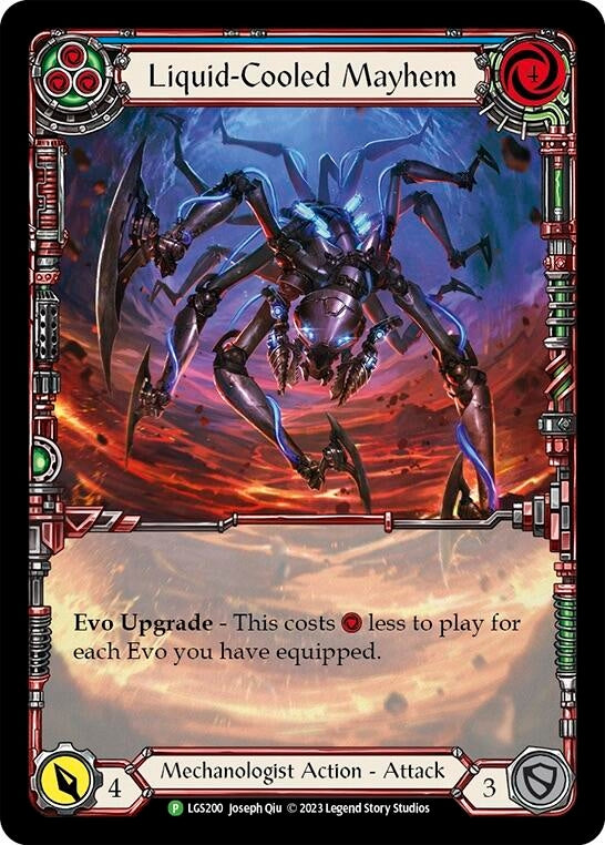 Image for Liquid-Cooled Mayhem (LGS200) (Flesh and Blood: Promo Cards) (LGS200) - Flesh and Blood TCG