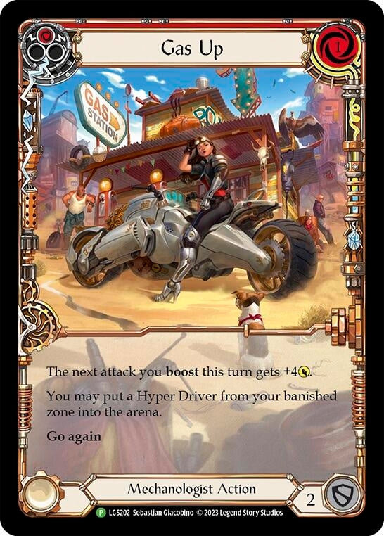Image for Gas Up - LGS202 (Flesh and Blood: Promo Cards) (LGS202) - Flesh and Blood TCG