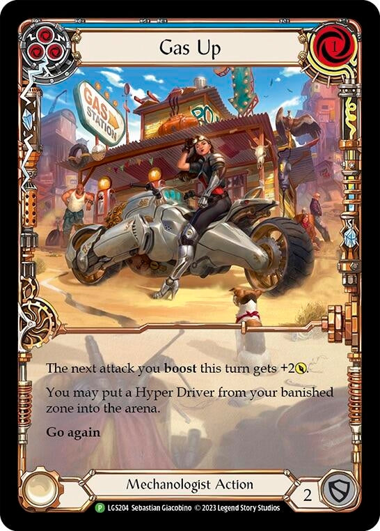 Image for Gas Up - LGS204 (Flesh and Blood: Promo Cards) (LGS204) - Flesh and Blood TCG