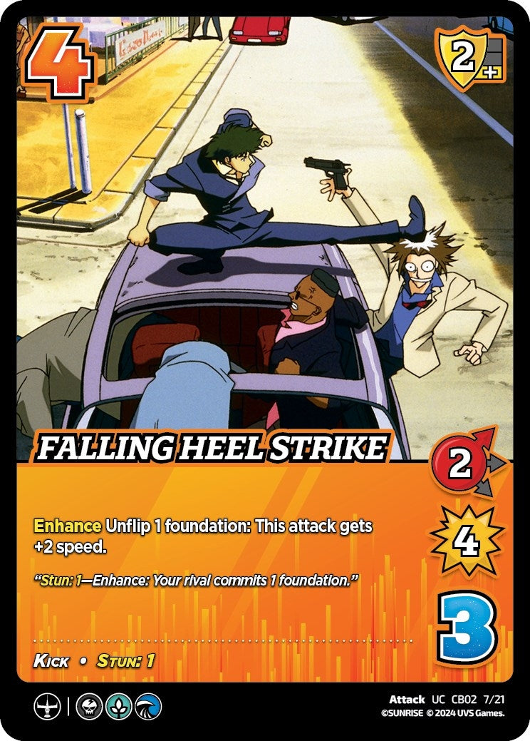 Image for Falling Heel Strike (Challenger Series: Cowboy Bebop and Trigun Stampede) (CB02 7/21) - UniVersus