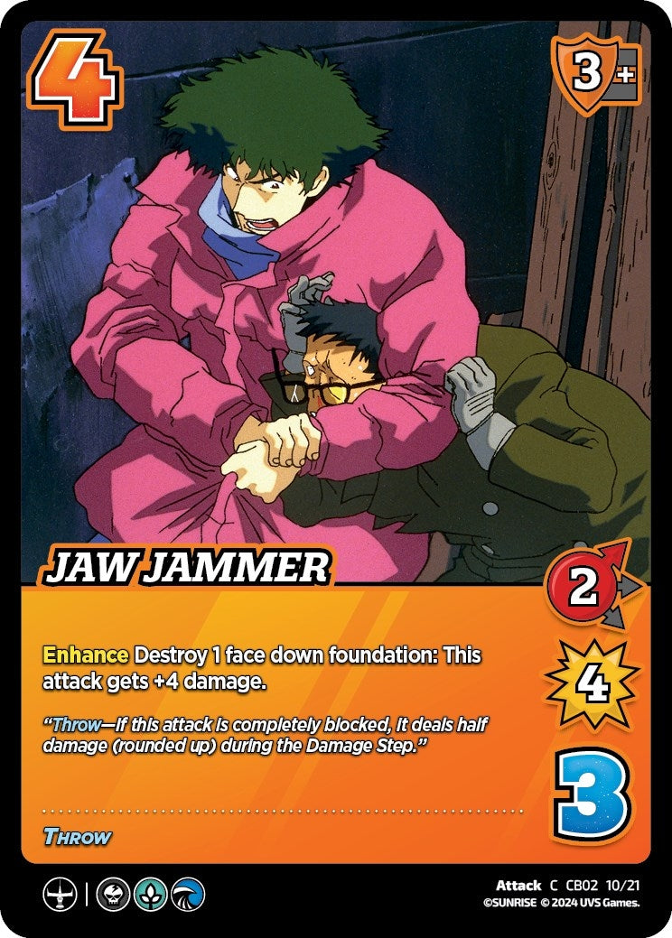 Image for Jaw Jammer (Challenger Series: Cowboy Bebop and Trigun Stampede) (CB02 10/21) - UniVersus