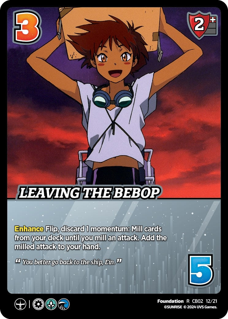 Image for Leaving the Bebop (Challenger Series: Cowboy Bebop and Trigun Stampede) (CB02 12/21) - UniVersus