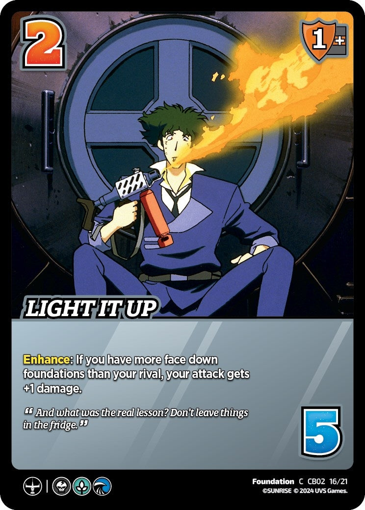 Image for Light it Up (Challenger Series: Cowboy Bebop and Trigun Stampede) (CB02 16/21) - UniVersus