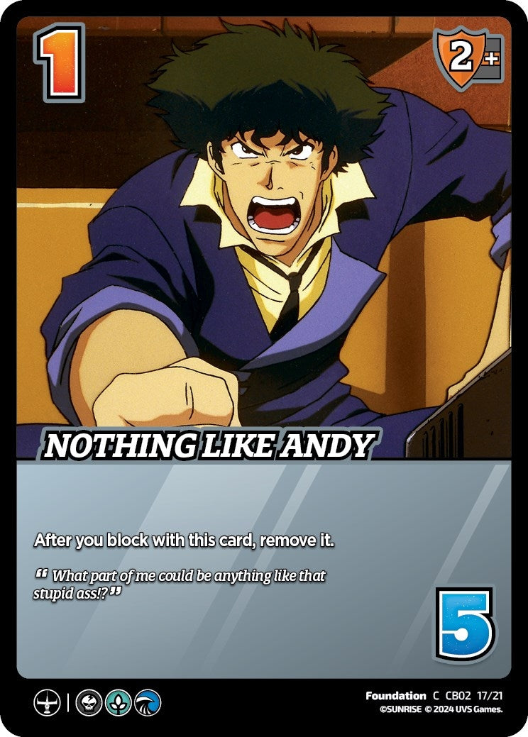 Image for Nothing Like Andy (Challenger Series: Cowboy Bebop and Trigun Stampede) (CB02 17/21) - UniVersus