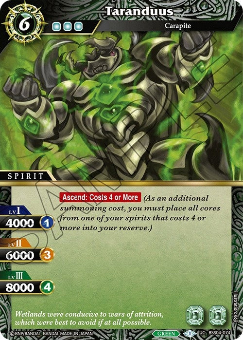 Image for Taranduus (Savior of Chaos) (BSS04-074) - Battle Spirits Saga