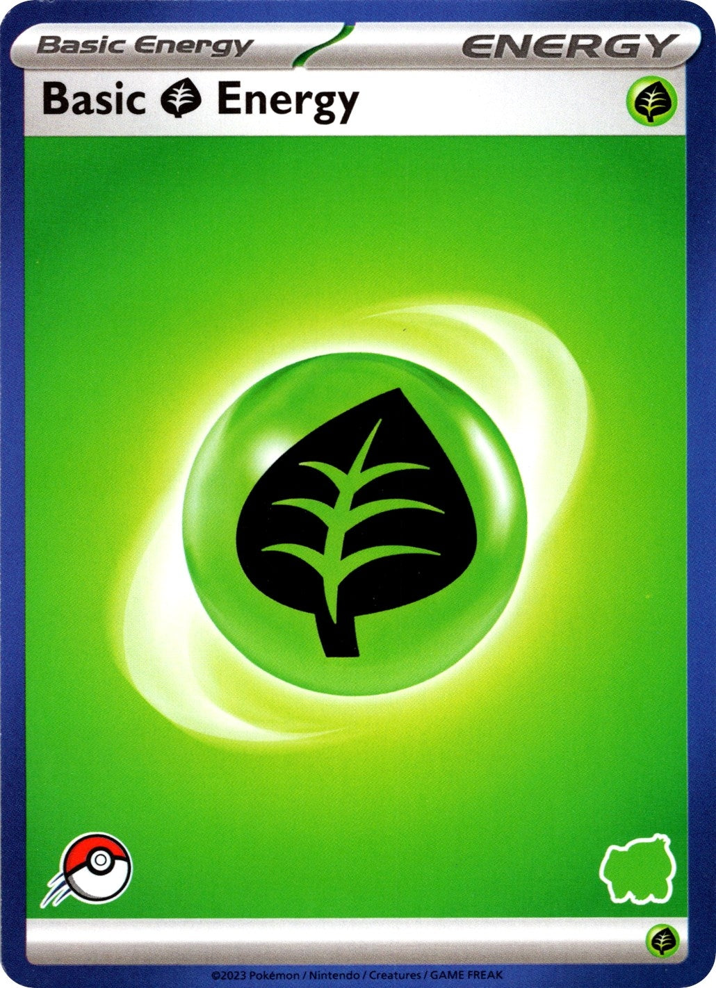 Image for Basic Grass Energy (Blue Border) (My First Battle) - Pokemon
