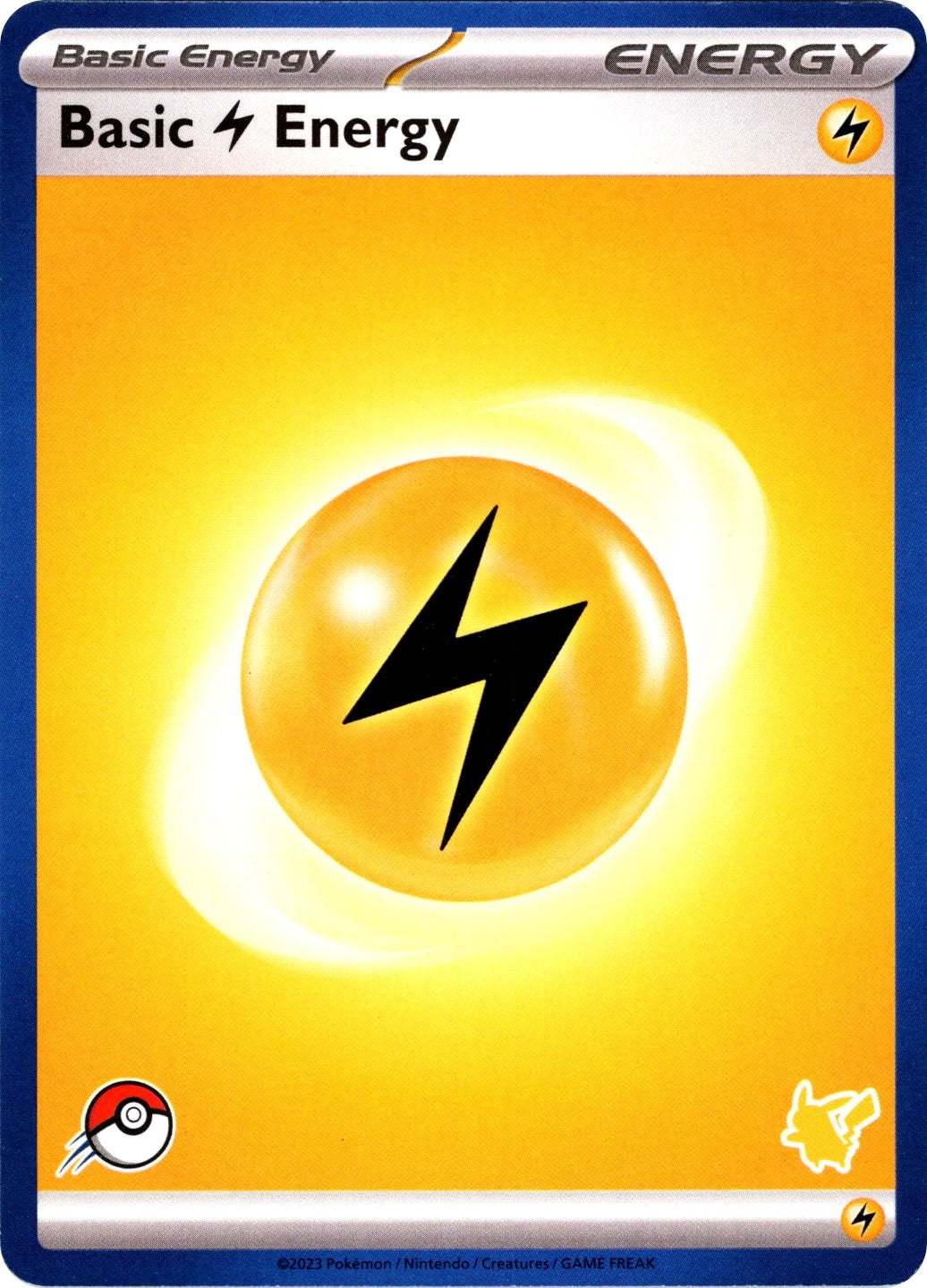 Image for Basic Lightning Energy (Blue Border) (My First Battle) - Pokemon