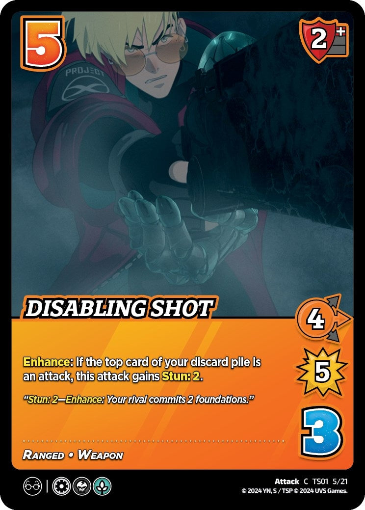 Image for Disabling Shot (Challenger Series: Cowboy Bebop and Trigun Stampede) (TS01 5/21) - UniVersus