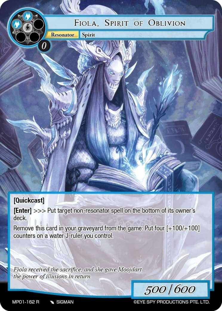 Image for Fiola, Spirit of Oblivion (Masterpiece "Pilgrim-Memories") (MP01-162 R) - Force of Will