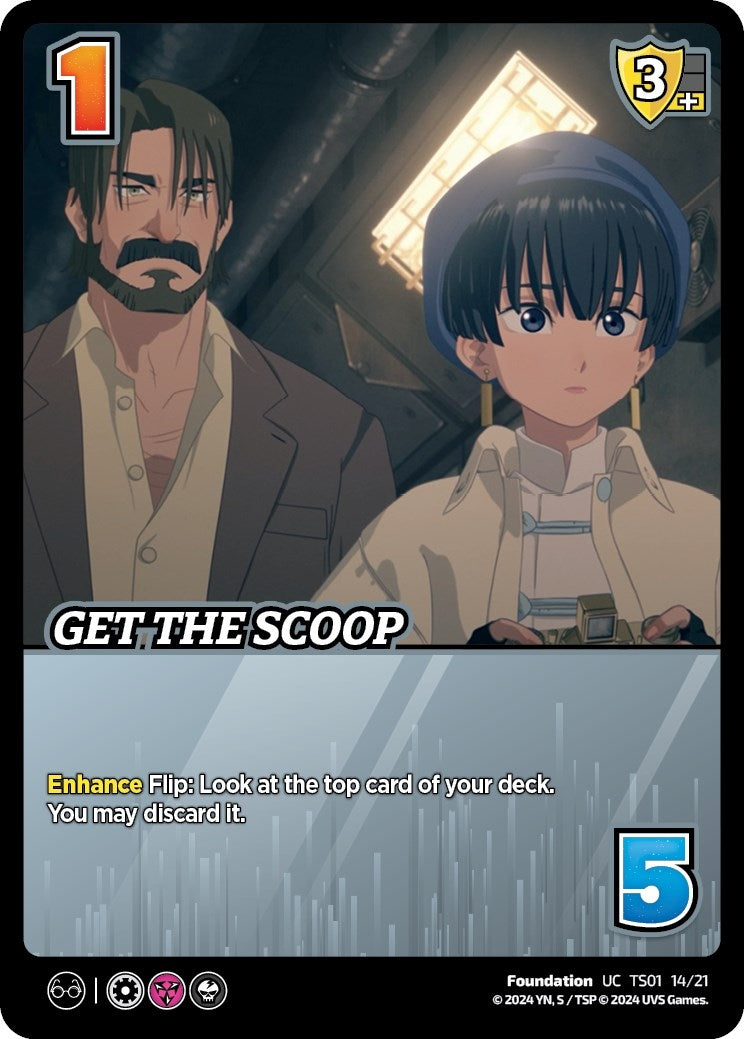 Image for Get The Scoop (Challenger Series: Cowboy Bebop and Trigun Stampede) (TS01 14/21) - UniVersus