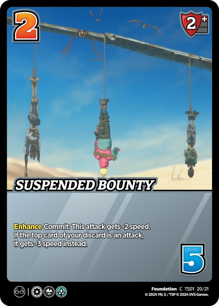 Image for Suspended Bounty (Challenger Series: Cowboy Bebop and Trigun Stampede) (TS01 20/21) - UniVersus