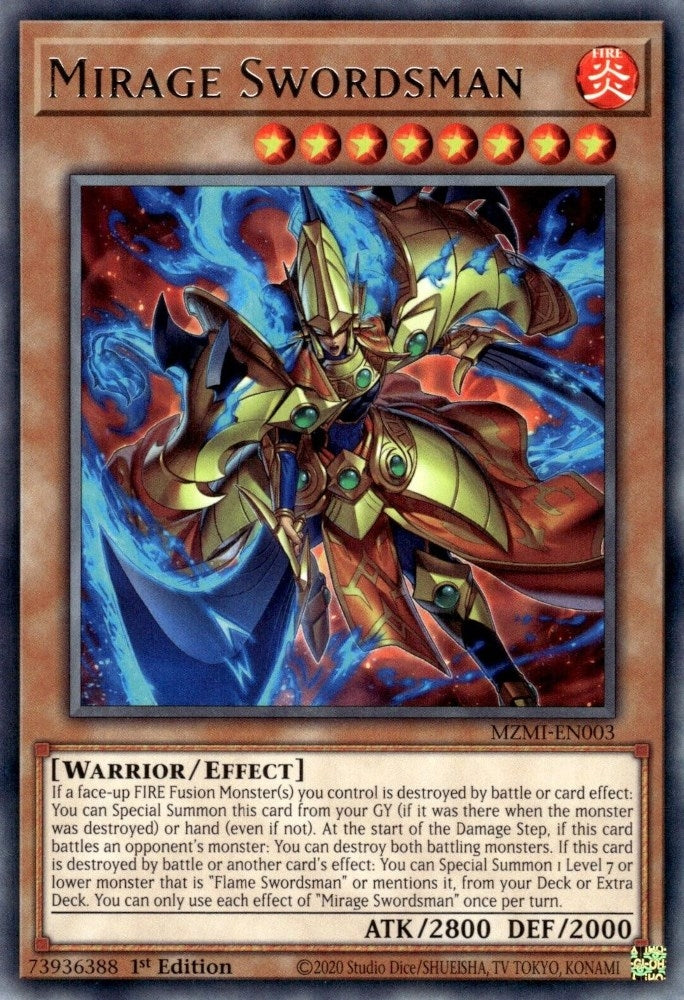 Image for Mirage Swordsman (Maze of Millennia) (MZMI-EN003) - YuGiOh