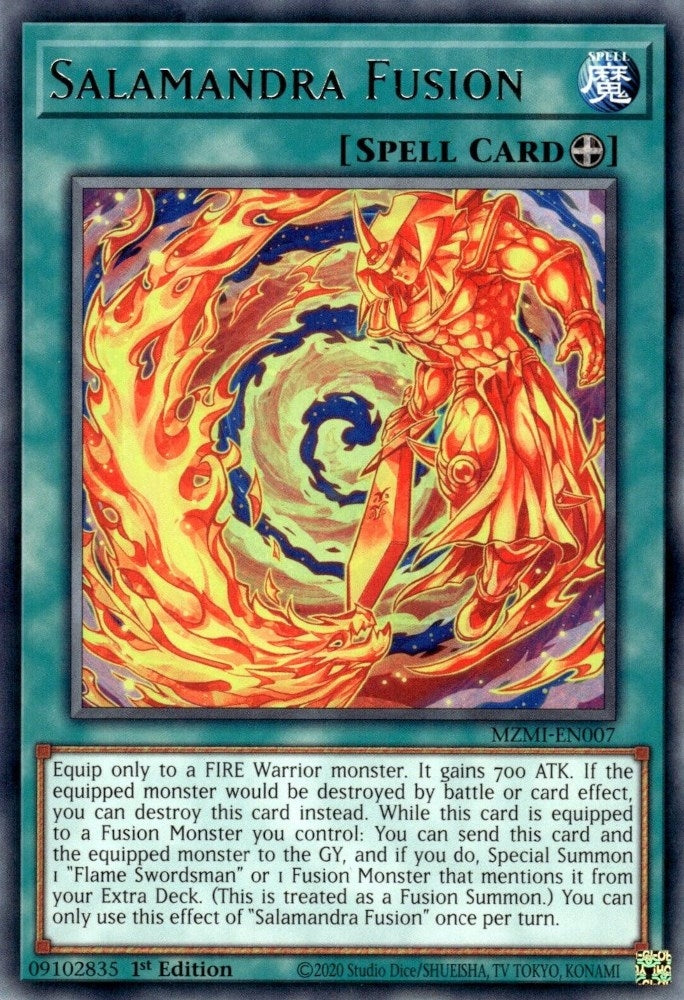 Image for Salamandra Fusion (Maze of Millennia) (MZMI-EN007) - YuGiOh