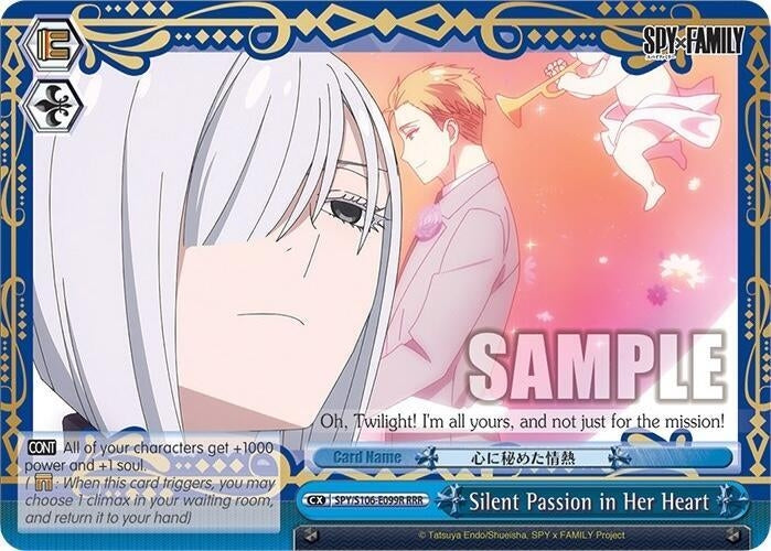 Image for Silent Passion in Her Heart (RRR) (SPY x FAMILY) (SPY/S106-E099R RRR) - Weiss Schwarz