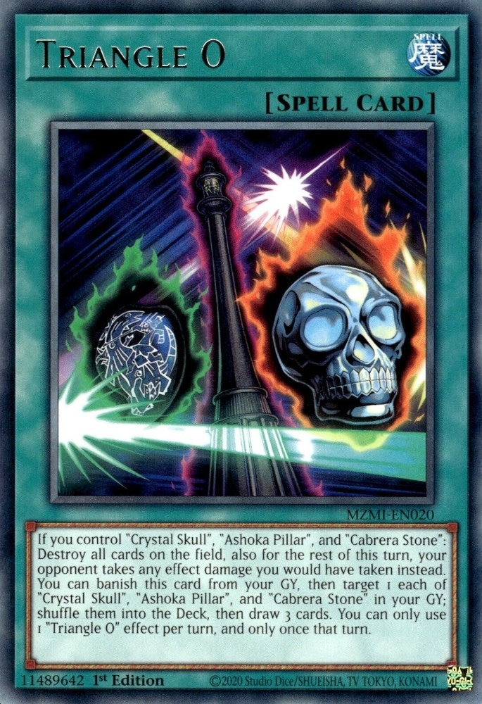 Image for Triangle O (Maze of Millennia) (MZMI-EN020) - YuGiOh