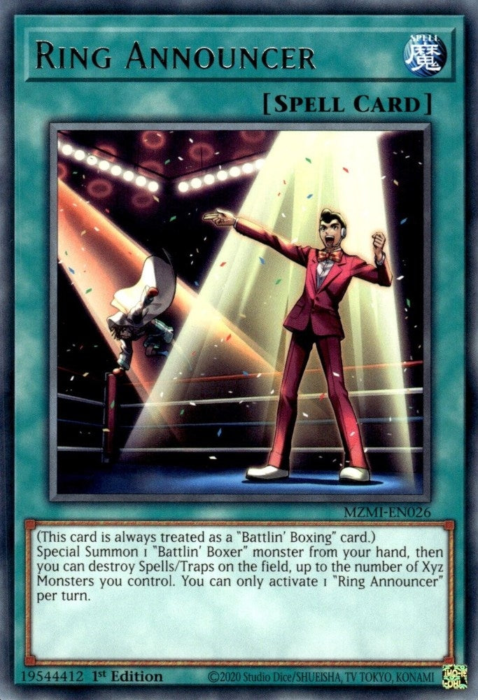 Image for Ring Announcer (Maze of Millennia) (MZMI-EN026) - YuGiOh