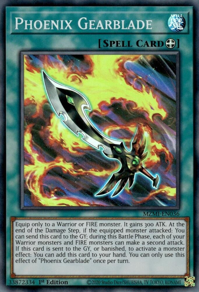 Image for Phoenix Gearblade (Maze of Millennia) (MZMI-EN036) - YuGiOh