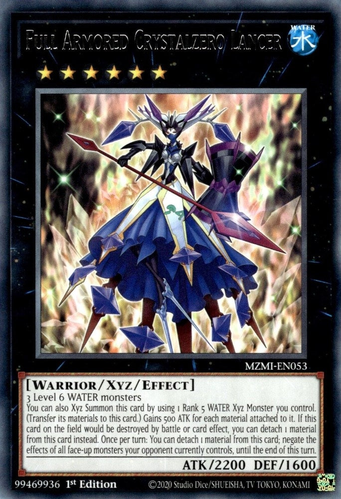 Image for Full Armored Crystalzero Lancer (Maze of Millennia) (MZMI-EN053) - YuGiOh