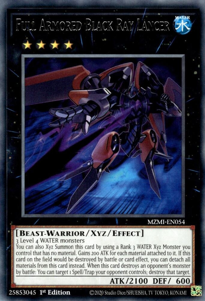 Image for Full Armored Black Ray Lancer (Maze of Millennia) (MZMI-EN054) - YuGiOh