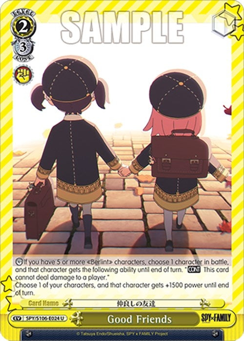 Image for Good Friends (SPY x FAMILY) (SPY/S106-E024 U) - Weiss Schwarz