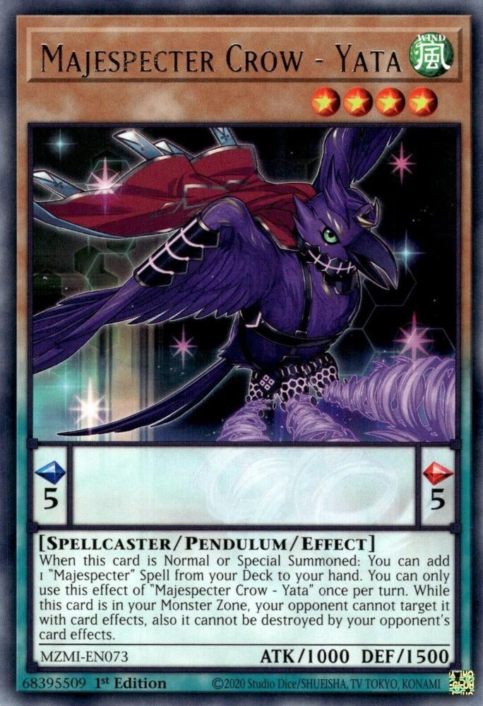Image for Majespecter Crow - Yata (Maze of Millennia) (MZMI-EN073) - YuGiOh