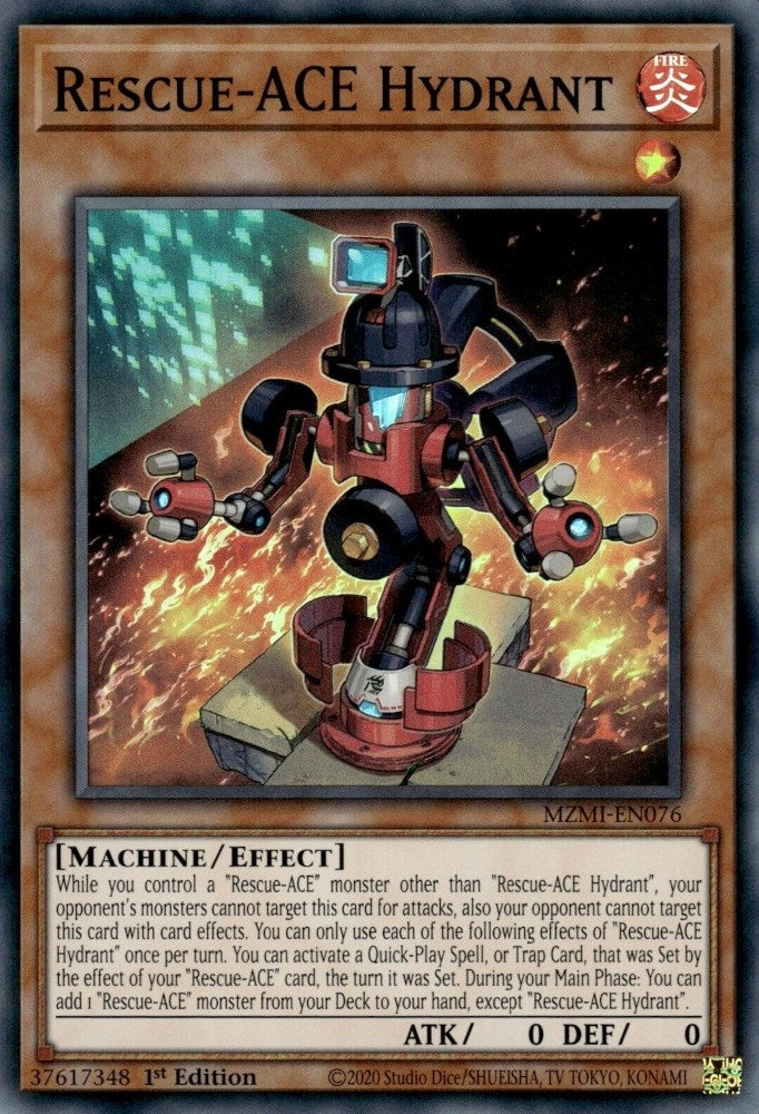 Image for Rescue-ACE Hydrant (Maze of Millennia) (MZMI-EN076) - YuGiOh