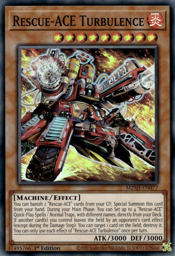 Image for Rescue-ACE Turbulence (Maze of Millennia) (MZMI-EN077) - YuGiOh