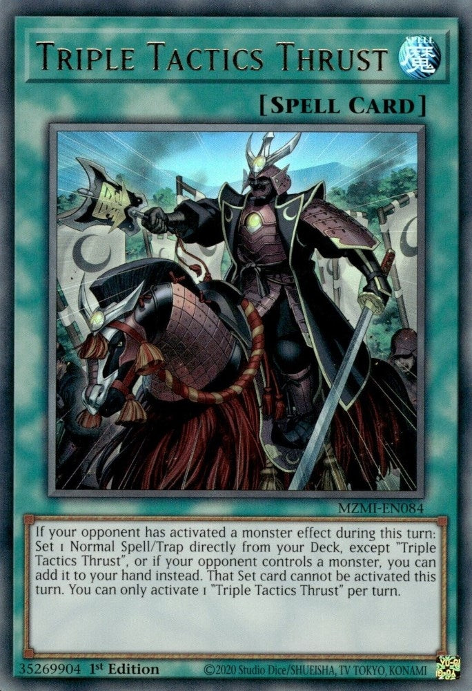 Image for Triple Tactics Thrust (Maze of Millennia) (MZMI-EN084) - YuGiOh