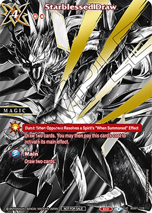 Image for Starblessed Draw (World Championship Promotion Pack 2023) (Battle Spirits Saga Promo Cards) (BSS01-118) - Battle Spirits Saga