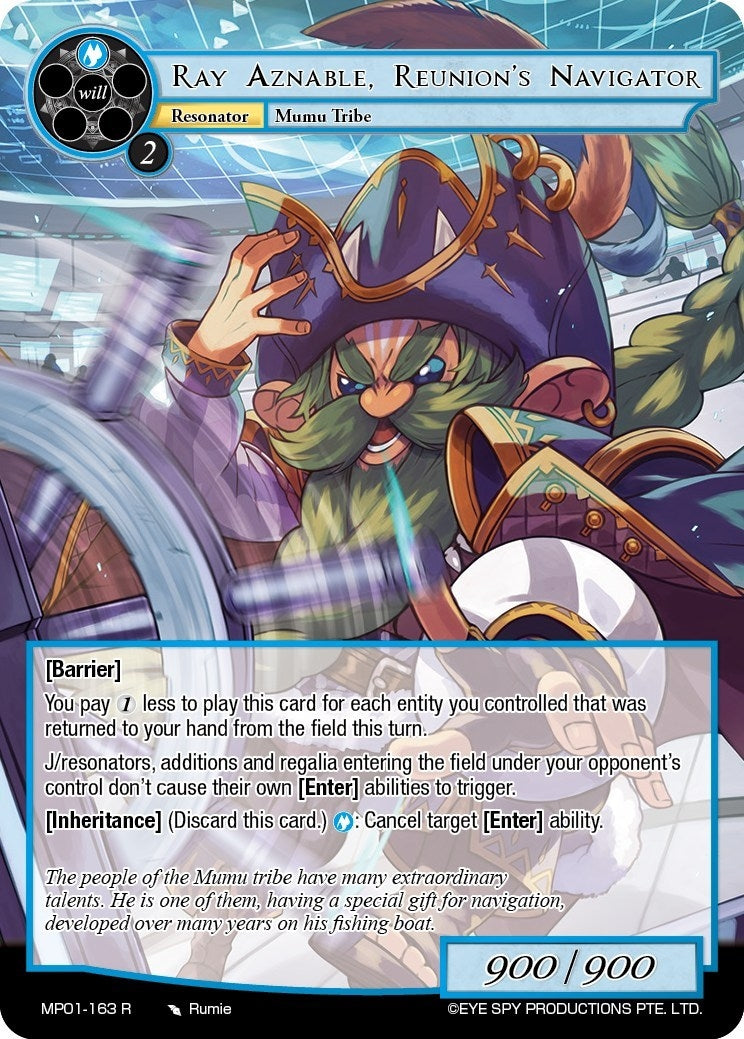 Image for Ray Aznable, Reunion's Navigator (Masterpiece "Pilgrim-Memories") (MP01-163 R) - Force of Will